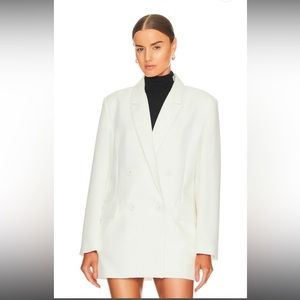 NWT Bardot Maison Split Back Blazer, Orchid White, Size X-Small